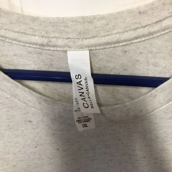 Dayton Ohio Canvas Size 2XL Pastel Rainbow T-Shirt - Picture 4 of 4